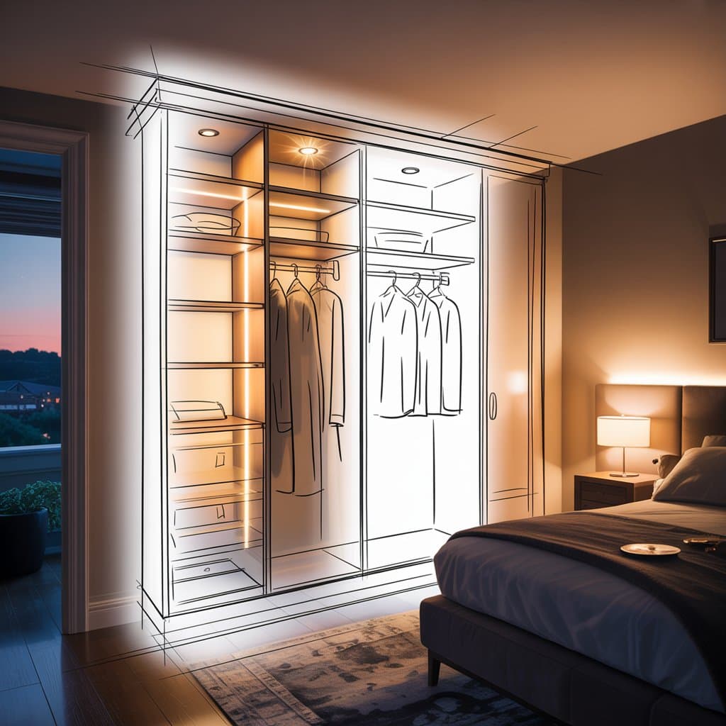 éclairage dressing