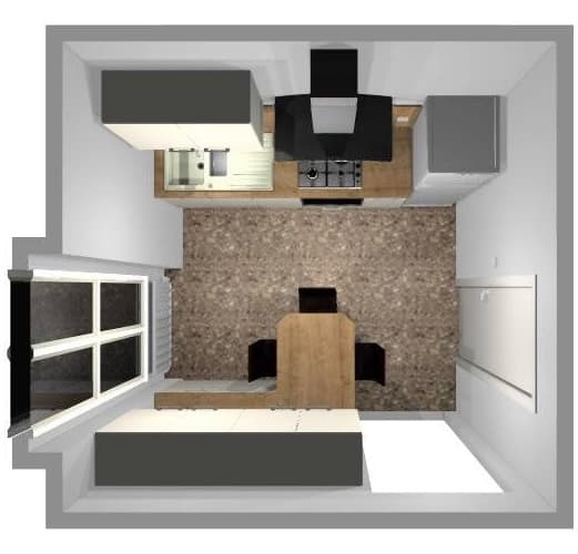 conception vue 3D cuisine